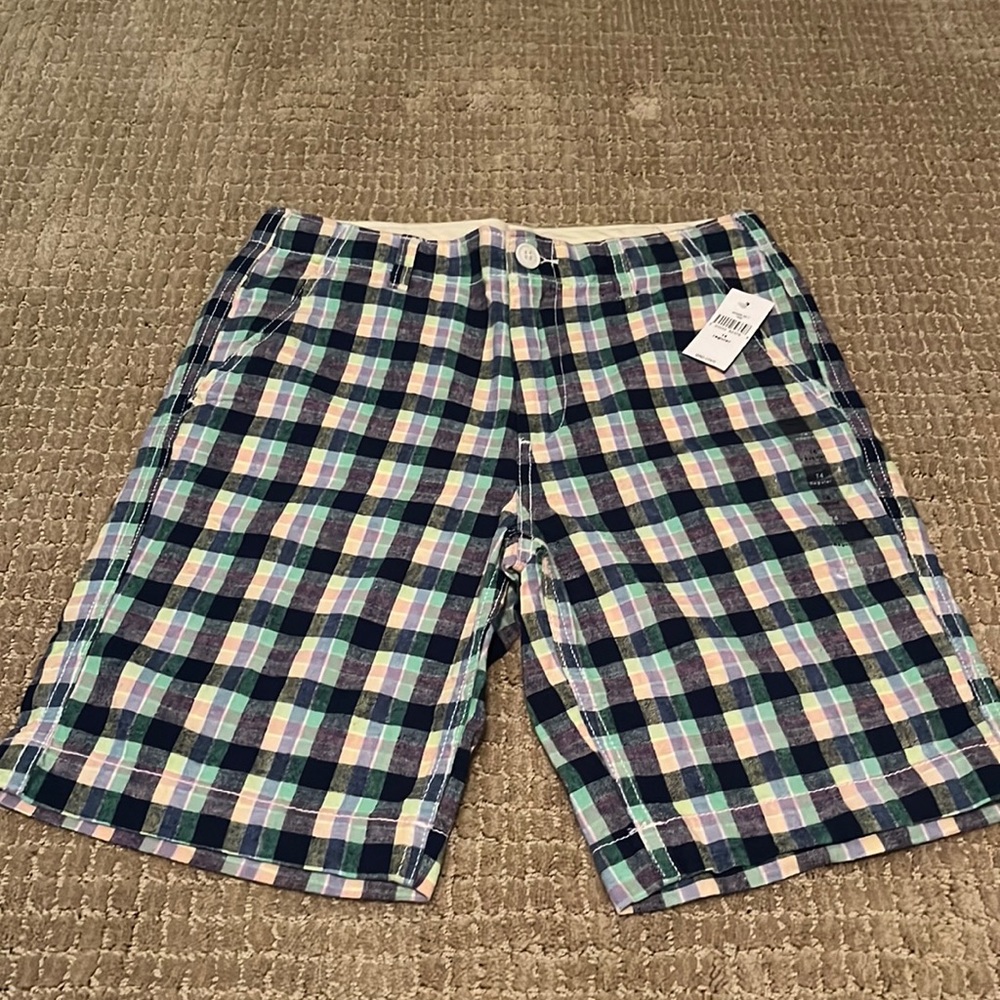 NWT Gap Kids Size 14 Plaid Shorts